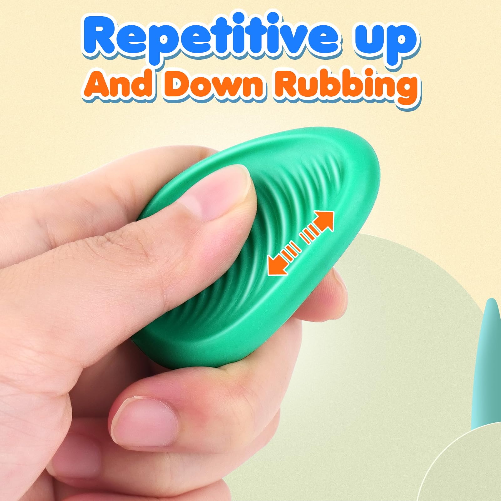 Sensory Stone Set, Soothes Emotions & Stress Relief, Washable Durable Touch Stones, Available in Multiple Colors, Sensory Grippie Set