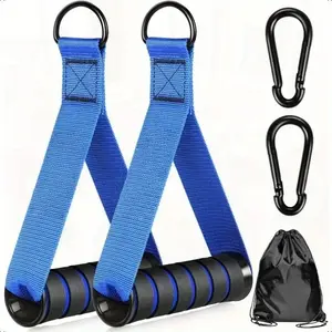 Puller two-color handle handle, tension rope handle, back resistance puller accessories, fitness equipment accessories