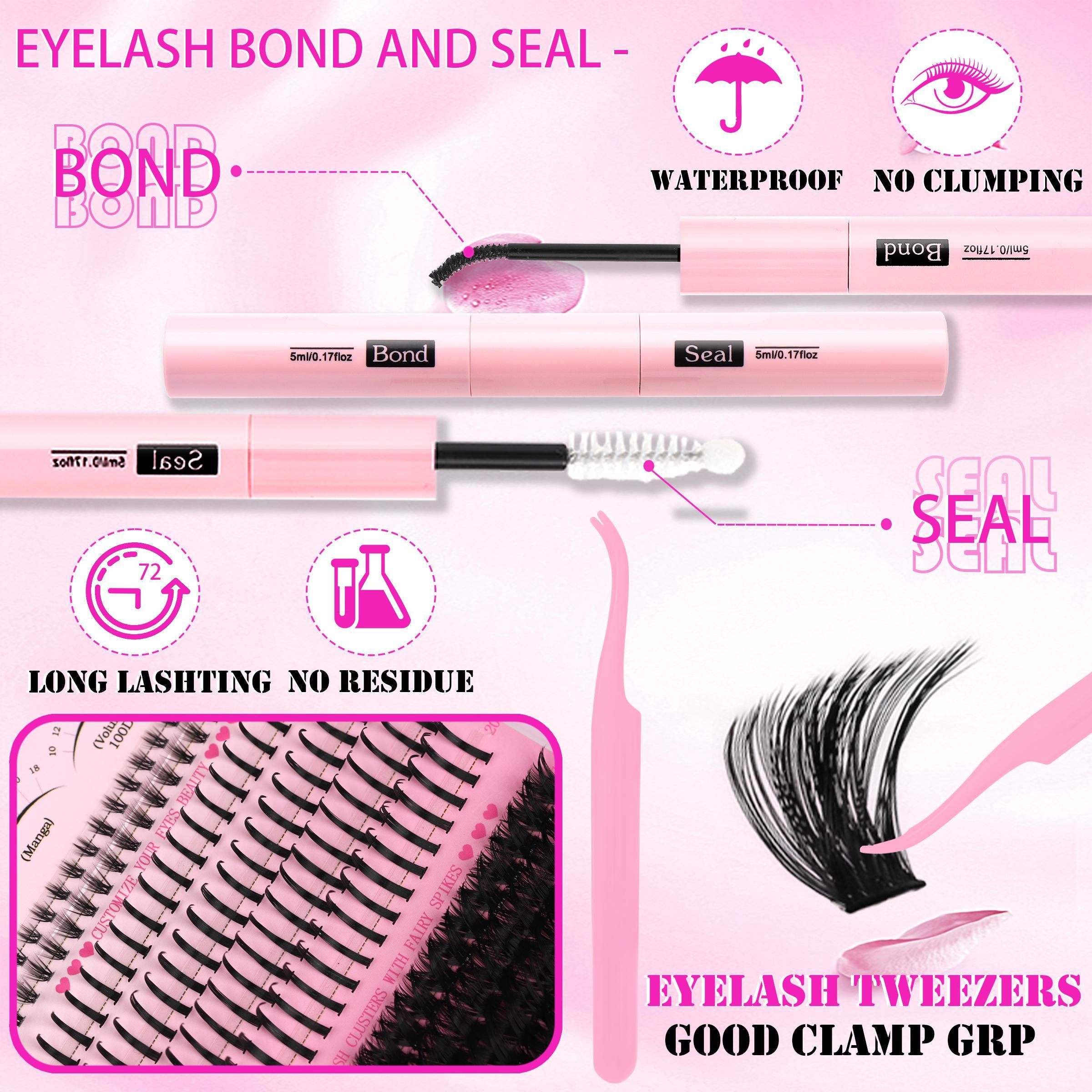 Individual False Eyelashes Kit, 60D/80D/100D Mixed-Length Eyelash Extensions, Self-Grafting Curly Eyelashes for Eye Makeup Enhancement, Cosmetic Eyelash Set #TOP PICKS