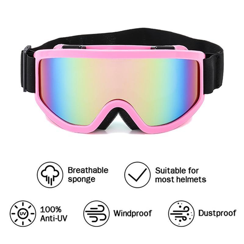 Skiing Snowboarding Cycling Offroad Goggles – UV400 Anti-Scratch Dustproof Clear | Men Women Youth Kids Motocross Dirt Bike ATV Riding Goggles
