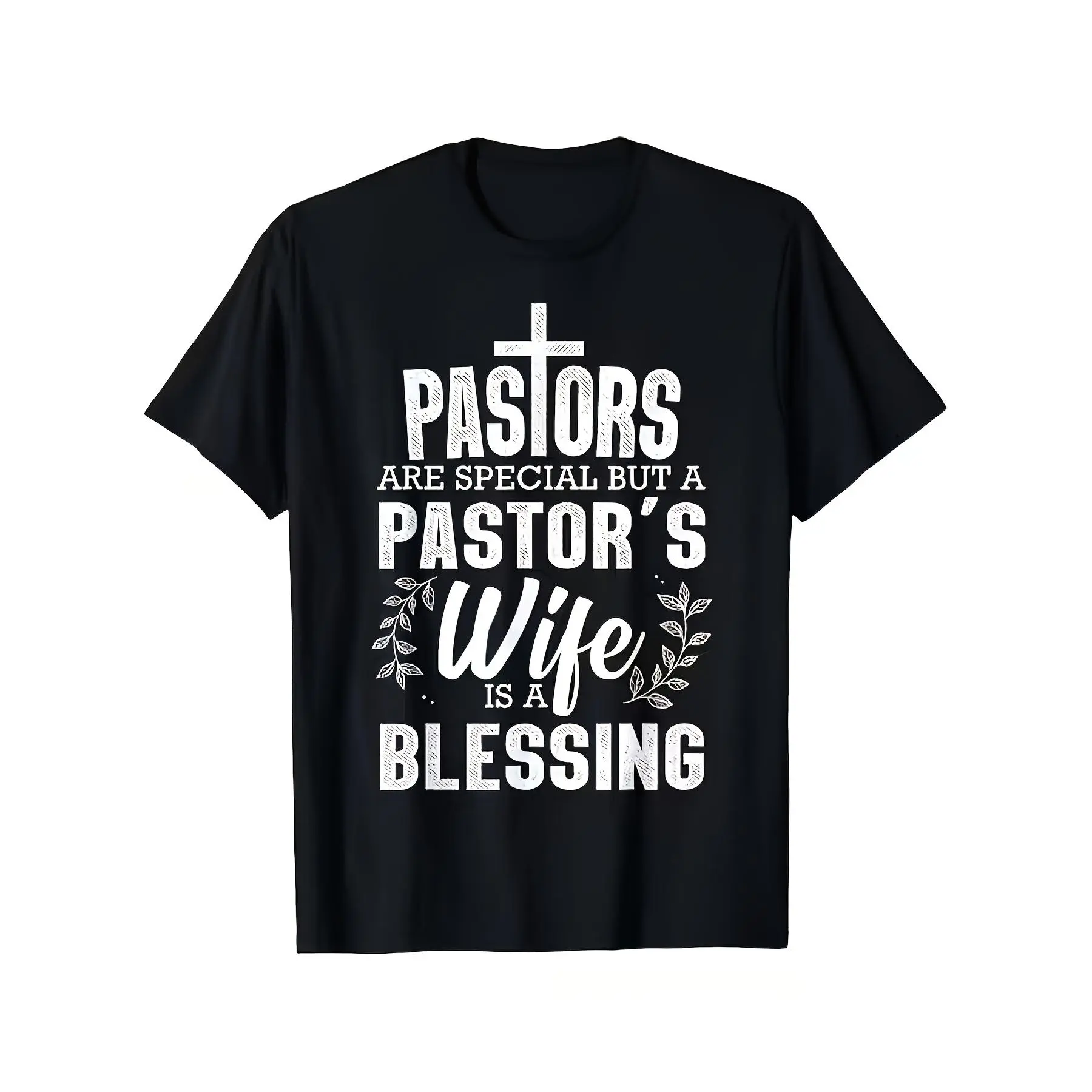 Men'S Unisex'S Pastor Appreciation Gift Funny Pastor Tshirt Retro Suitable for Pastors Crew Neck Short Sleeve Tee Comfortable Casual Wear for Church Events Allseason Top for Pastors Wife Gretro Casual Short-Sleeved T-Shirt with a Round Neck And Prin