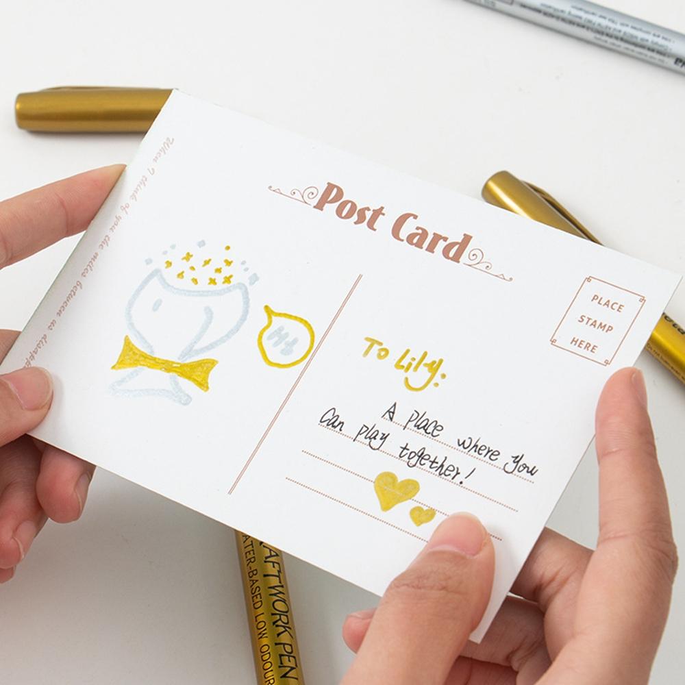 12pcs Water Based Low Odour Permanent Craftwork Pen, Durable Fine Point Tip Waterproof Marker Pen, Art Supplies For Student