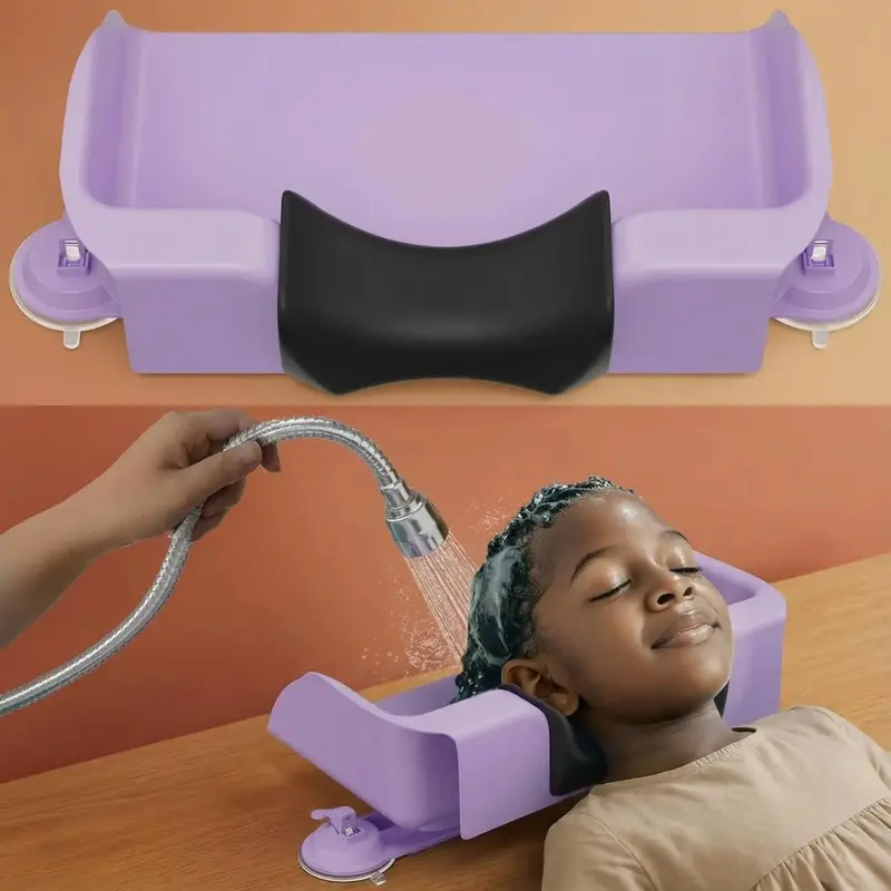 Portable Shampoo Basin & Bowl for Elderly, Kids & Pregnant Women - Hair Washing Station with Ergonomic Neck Support - Comfortable Home Salon Experience, Tear Free Hair Wash at Home summerwins#DealsForYouDays,home essentials
