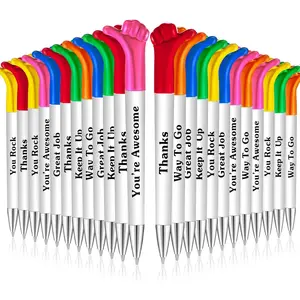 24 count Thumbs up Pens Thank You Inspirational Quotes Graduation Gifts Bulk Employee Appreciation Motivational Ballpoint Pen for Student Teacher Nurse Coworker Present