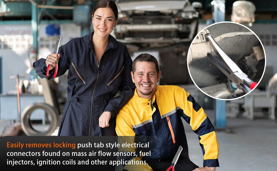 2 Pcs Automotive Electrical Terminal Connector Separator Removal Tool, Plug Connector Disconnect Tool, Universal Electrical Tools for Cars