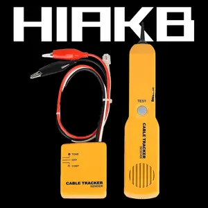 HIAKB Electrical Wire Tracer Circuit Tester w/Tone Generator & Probe Kit, Cable Signal Locator Tester, Test Circuit Continuity, Network Telephone Line, Automotive Circuit Identify Tools w/Clips & RJ11 Plug