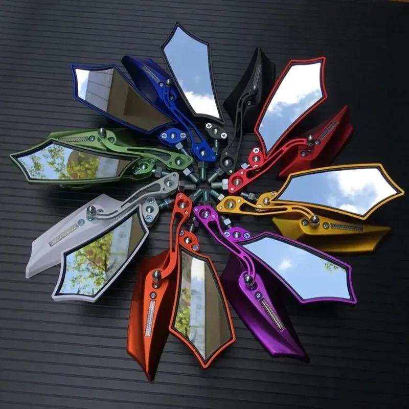 2pcs Universal 8mm 10mm Motorcycle Rearview Mirrors MTB Road Bicycle Side Mirror