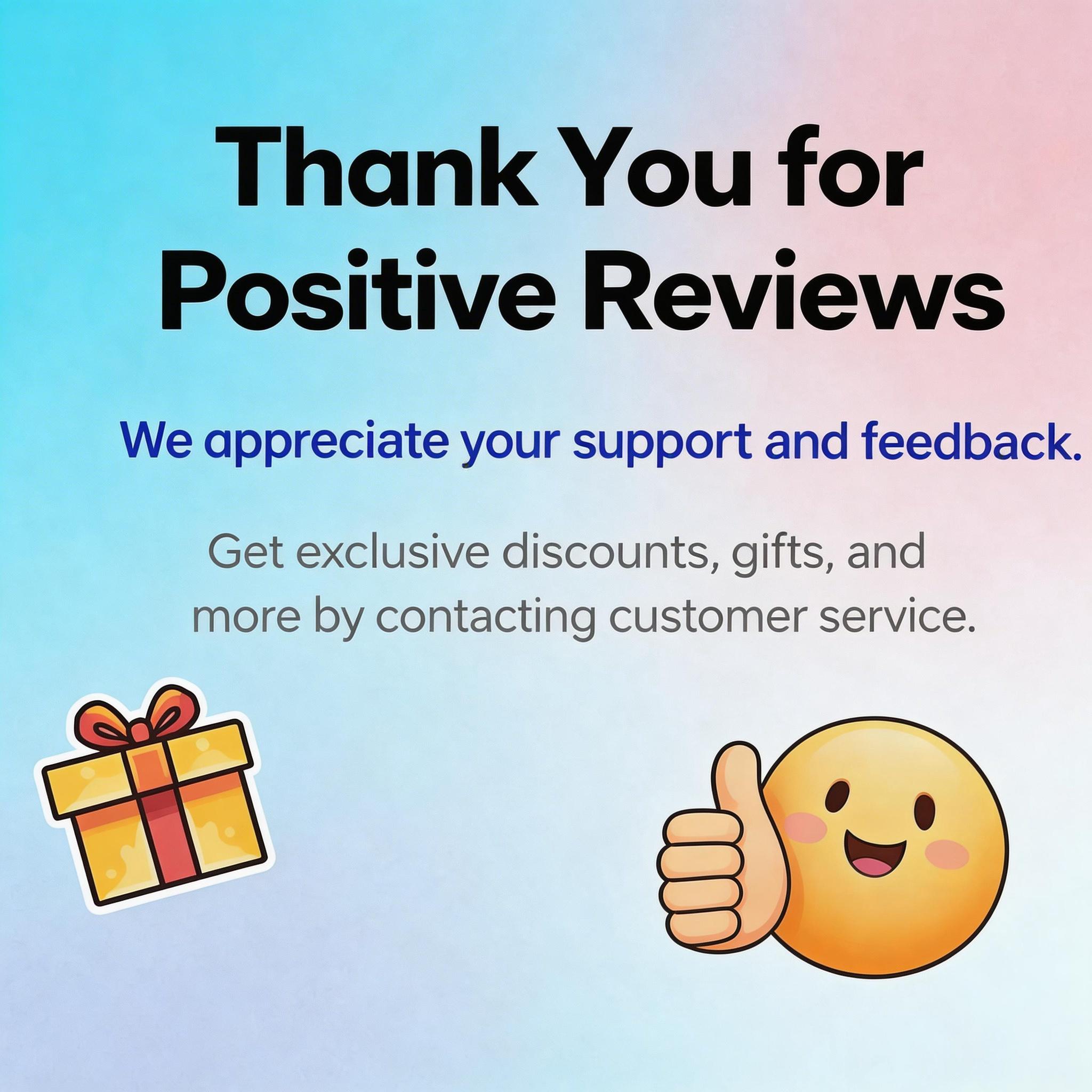 Our T-shirt and Hoodie Online After-sales card