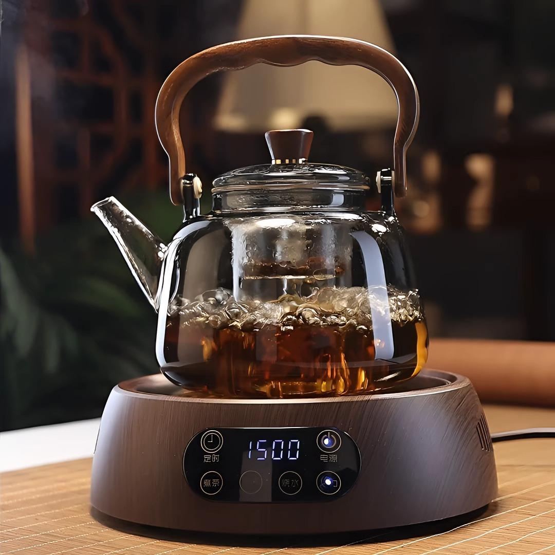 Electric Ceramic Tea Stove & Teapot Set All-in-One Brewing & Steaming ...