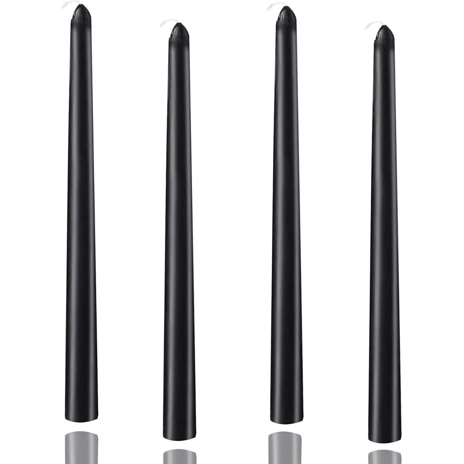 10inchLight    Taper Candles-Set of 4 Tapered Candle, Tall Candlesticks, Dinner Candle, Party, Wedding, Halloween, Christmas Candles (10 inch, )