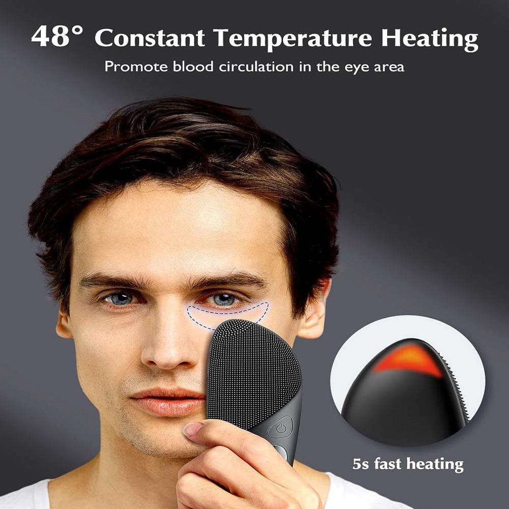 Electric Facial Cleansing Brush, 1 Count USB Rechargeable Facial Massager, Face Scrubber for Winter, Professional Skincare Tools for Women & Men, Valentine's Day Gift, Facial Beauty Machine