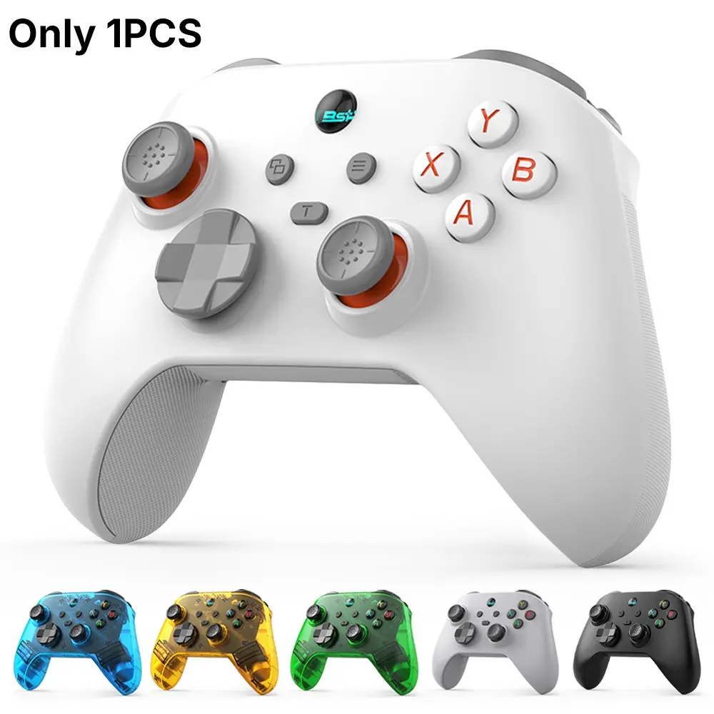 VILCORN G6 Bluetooth-Compatible Wireless Game Controller Gaming Controller for iOS/Android Smartphones Gamepads for PC/SWITCH Hall Rocker Joystick with Receiver and phone Holder
