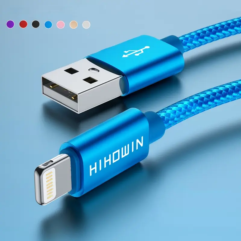 Charger Fast Charging Accessory Lightning Cable Nylon Braided Anti Tangle Cable iPhone Charger Cord Compatible with iPhone 14 13 12 11 Pro Max XR XS X 8 7 6 Plus SE iPad and More