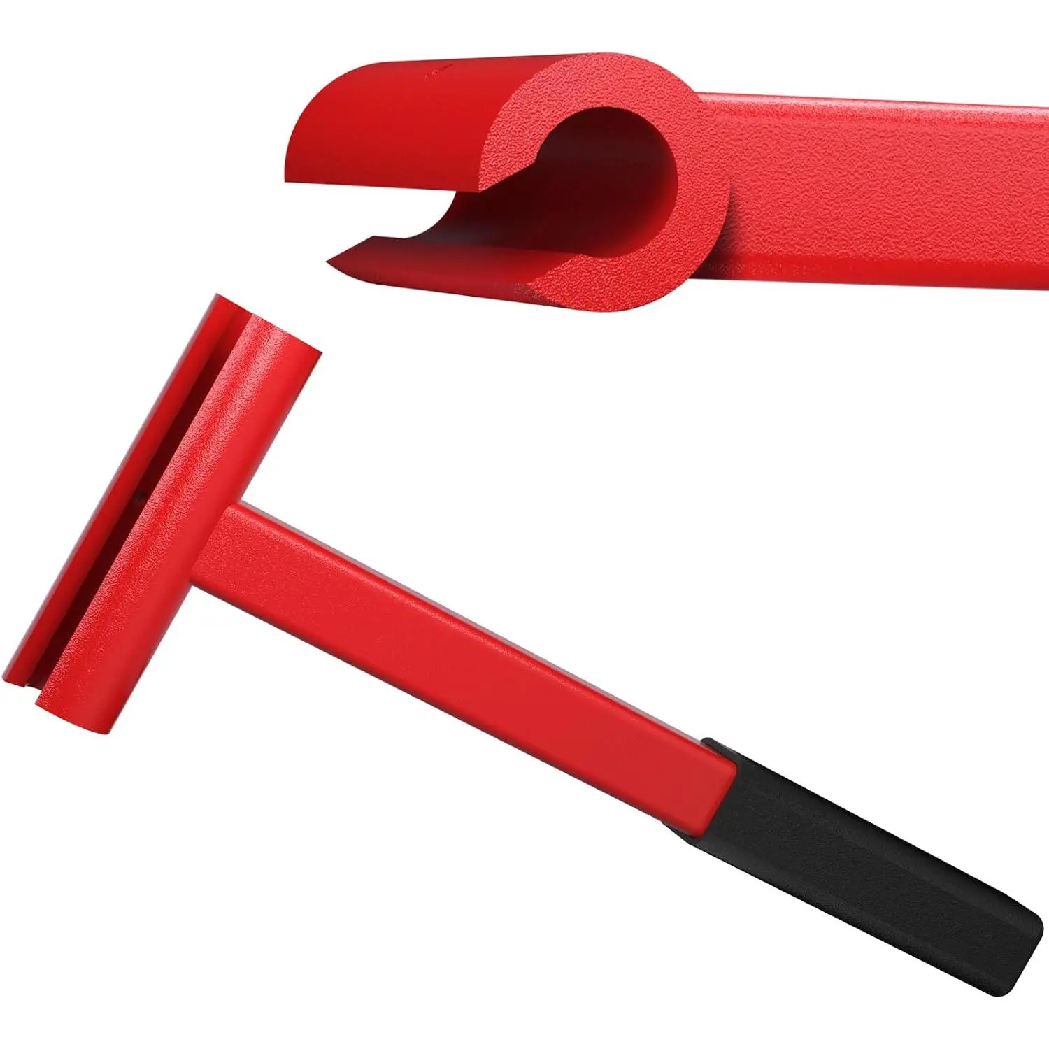 Door Hinge Adjustment Tool, Hinge Bender Wrench for .134" Gauge Commercial Door Hinges, Heavy-Duty Door Alignment Repair Tool, Ideal for Property Managers & Maintenance Staff, Red