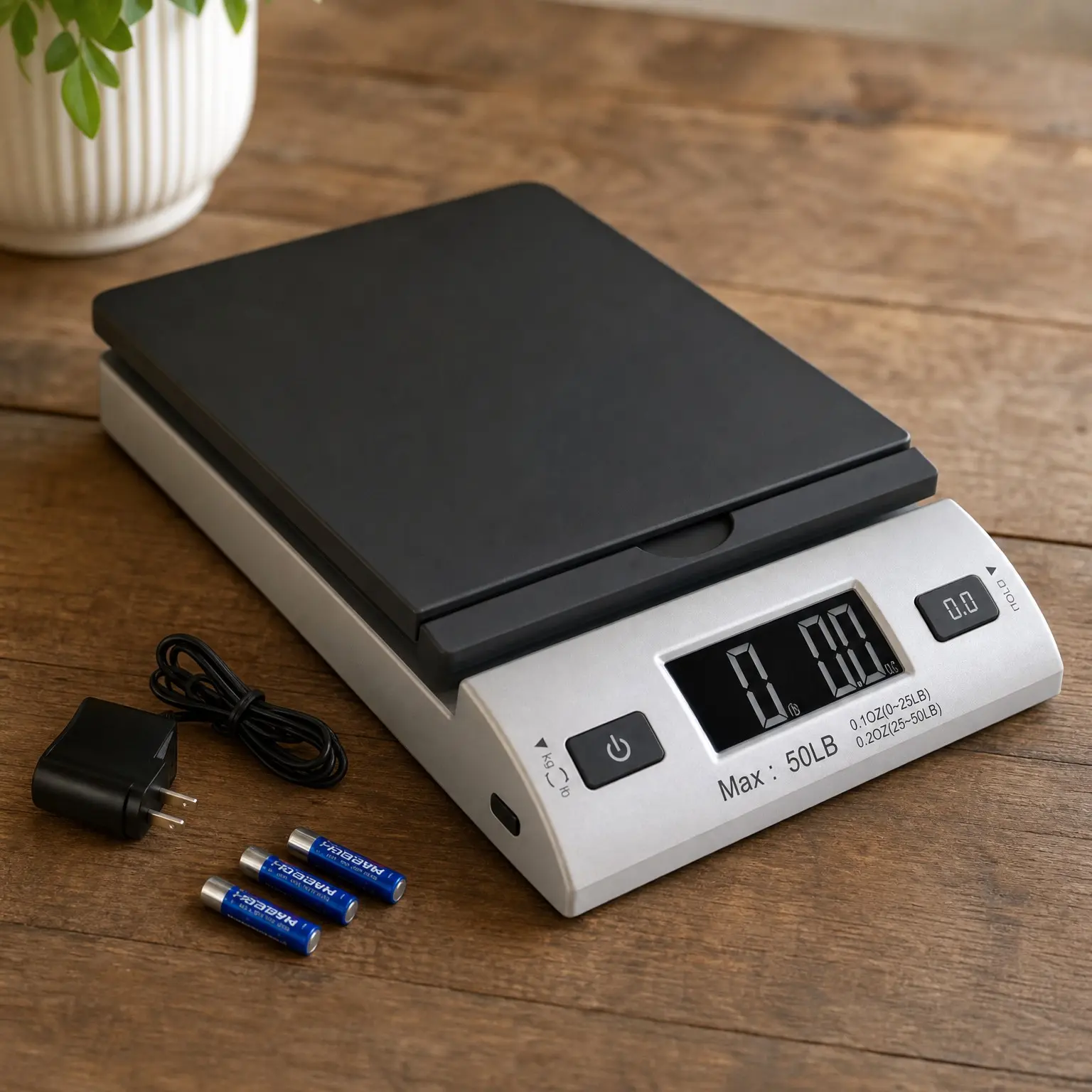 High Accuracy Digital Shipping & Postal Scale, 0.1 oz Precision, 50 lb Capacity