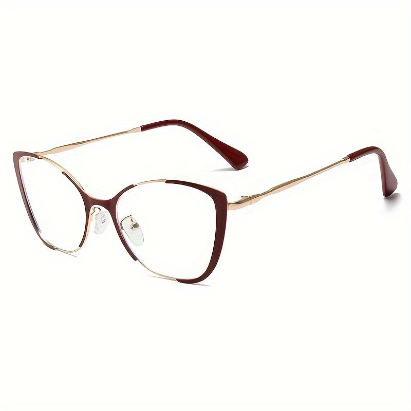 Free shipping Fashion Metal Cat Eye Flat Light Glasses Women's Glasses Festival Accessories Glasses