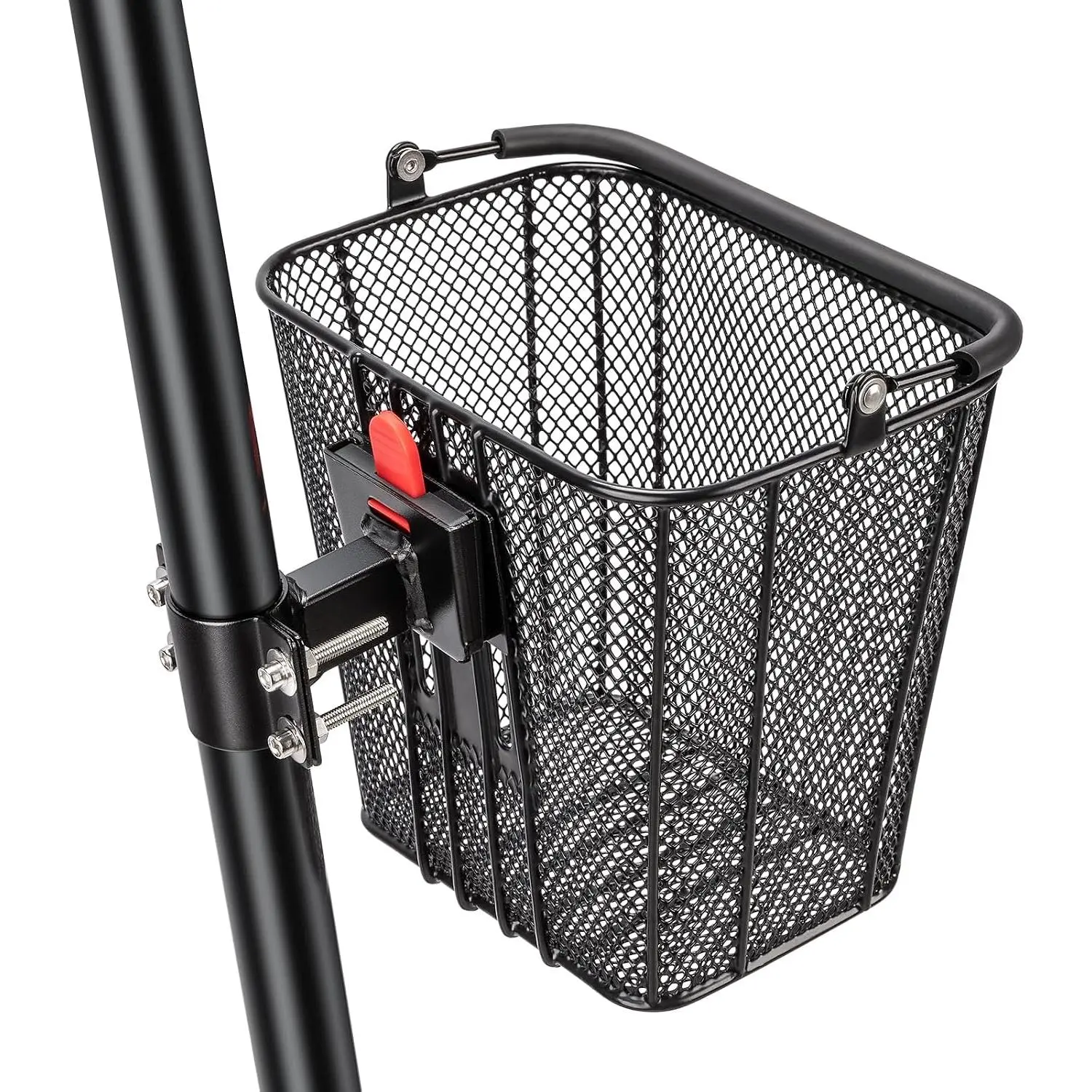 Scooter Basket with Handle- Quick Release Front  Basket for E-Scooters -  Baskets with Fixed Bracket Fits Folding Bikes, Kick and  Scooters