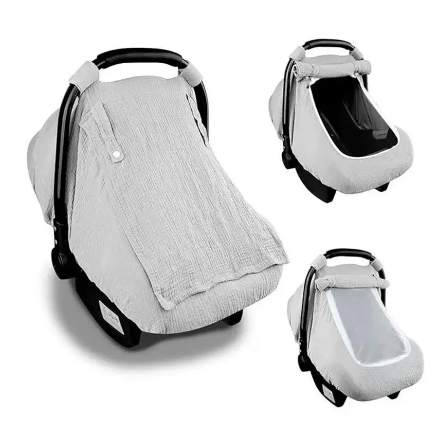 Multi-Functional Baby Stroller Sunshade, Full Coverage Breathable UV Protection, Washable Universal Infant Stroller Cover, Windproof Dustproof