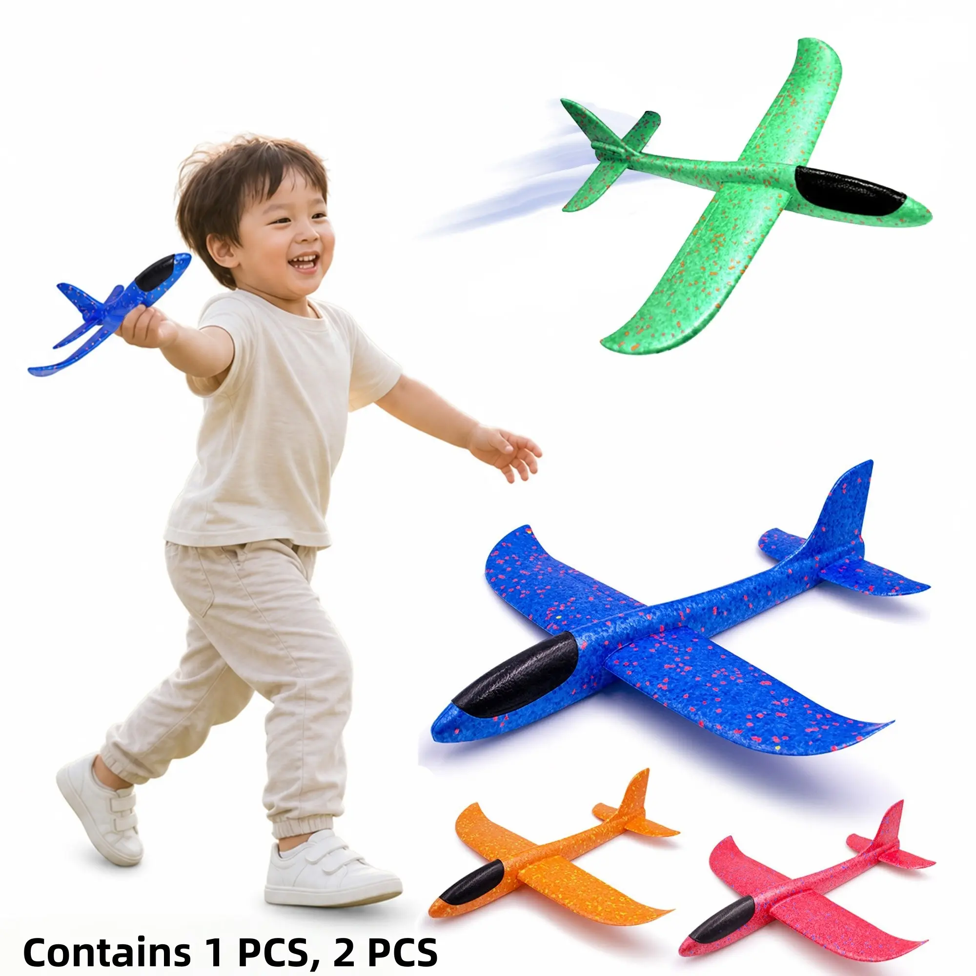 Hand Thrown Glider Plane, Epp Foam Outdoor Toy, Durable Hand-Thrown Glide Aircraft, Flight Model Gift, Perfect for Kids and Enthusiasts