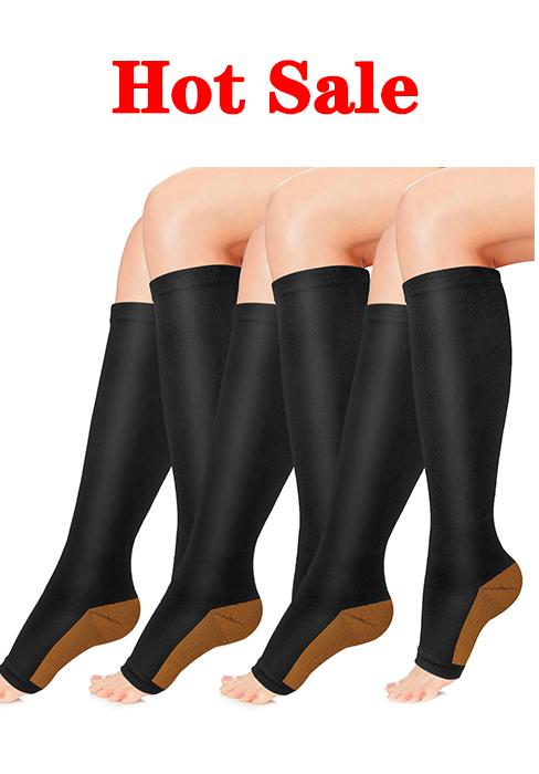 Compression Socks for Women and Men Circulation (3/4 Pairs) is Best Support for Running Athletic Cycling Hiking