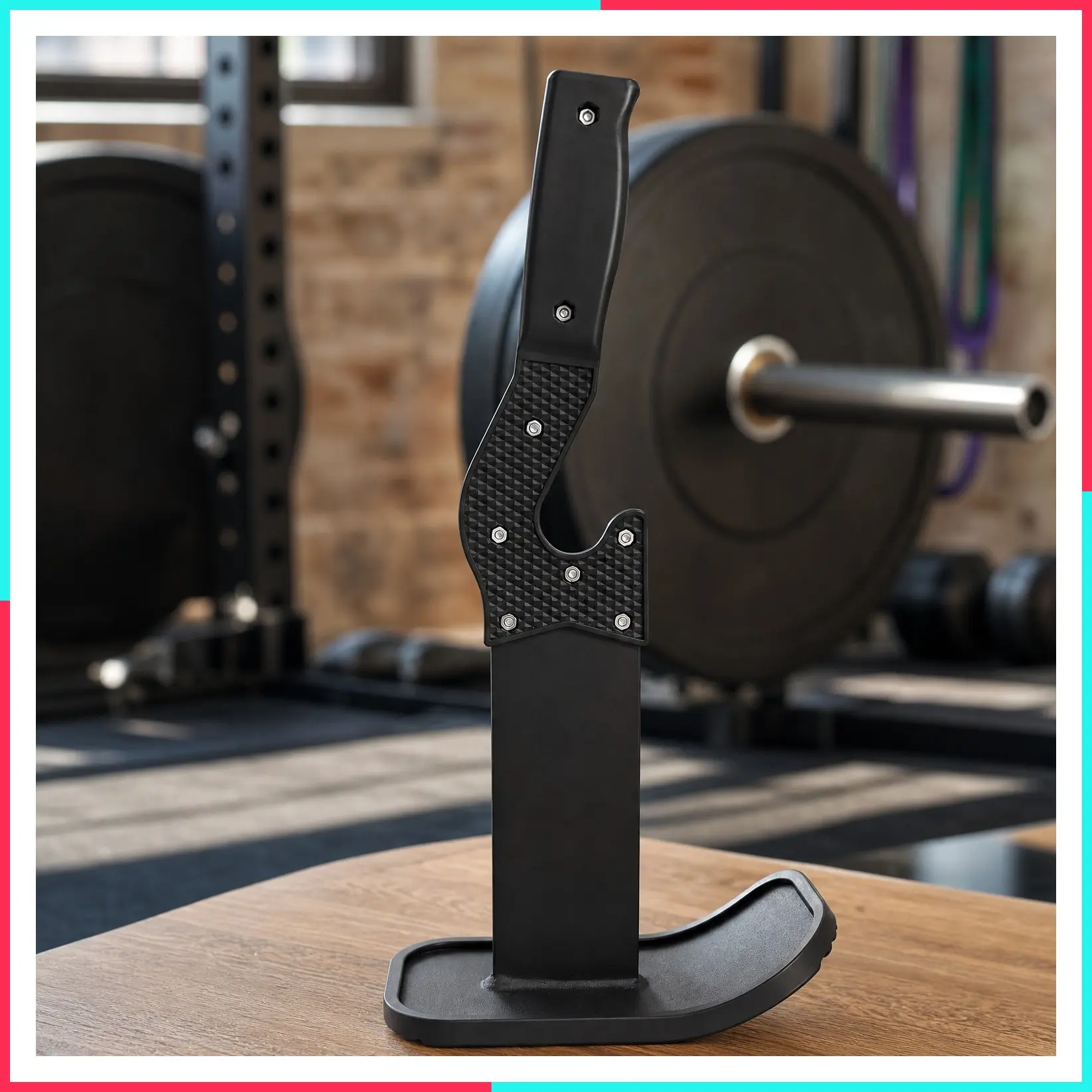 Deadlift Barbell Jack, 660LB Capacity, Non-Slip Handle, Portable