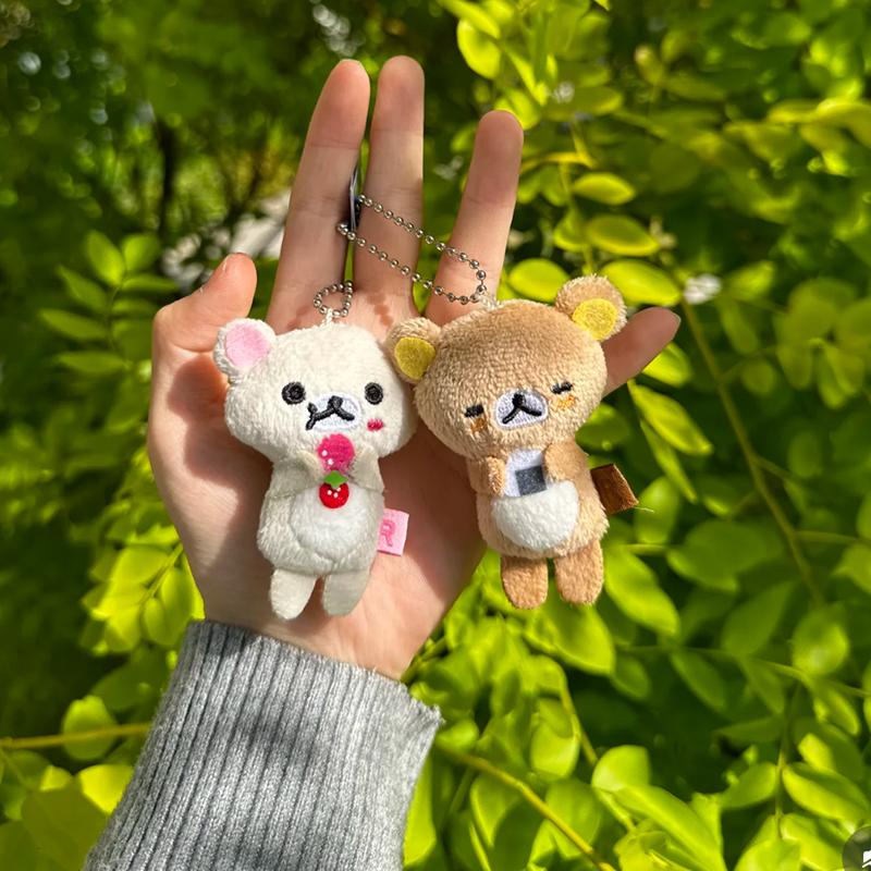 Kawaii Korilakkuma Plush Pendant Cartoon Figure Charm Rilakkuma