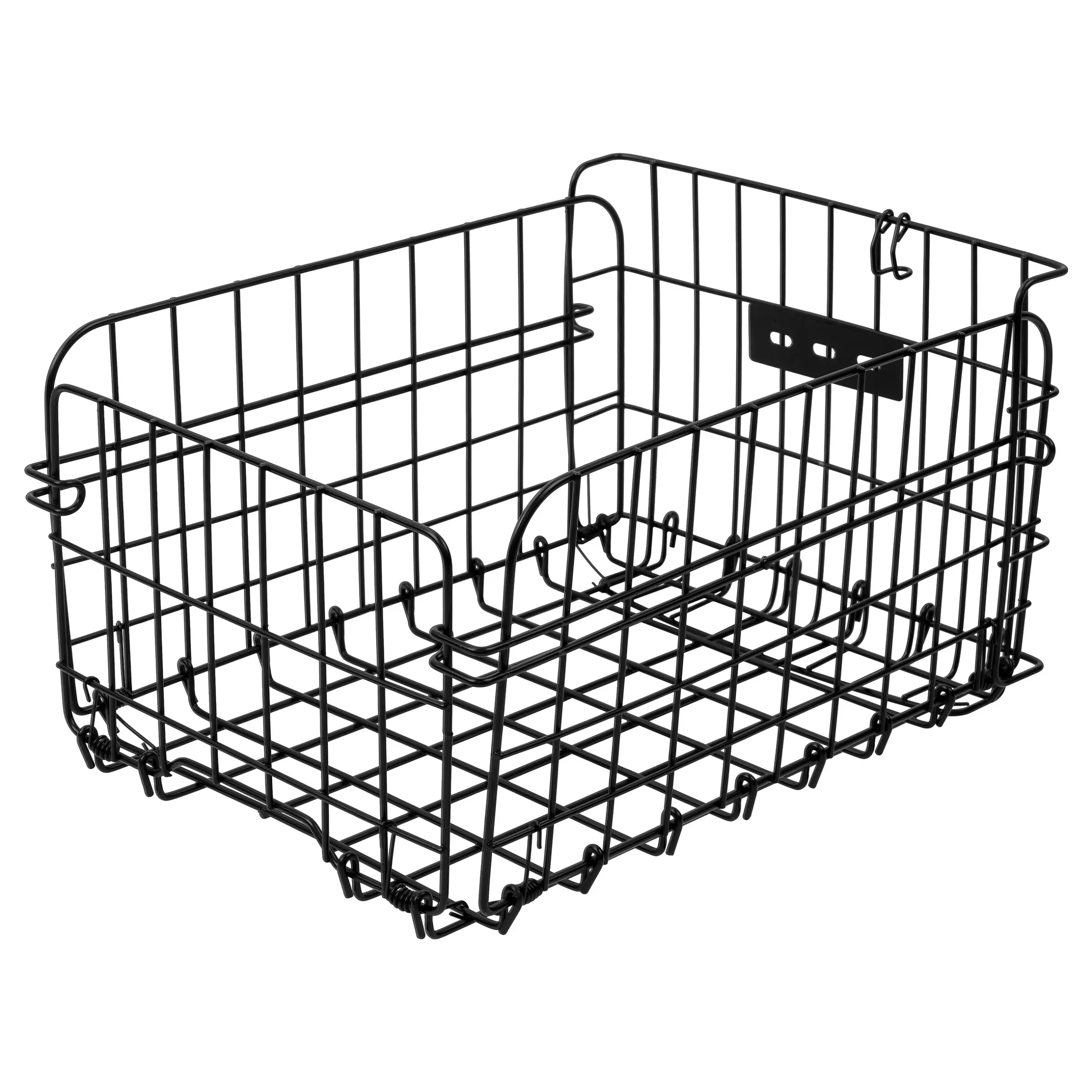 Foldable Bike Basket, Mountain Bike Rear Rack, Bicycle Tail Frame Basket, Large Book Bag Holder, Storage Tray for Bikes