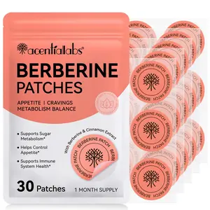 Acentiallabs Berberine Care Patch 30pcs Per Bag, Contains Essential Nutrients & Vitamins, Single Item Pack for Health Support