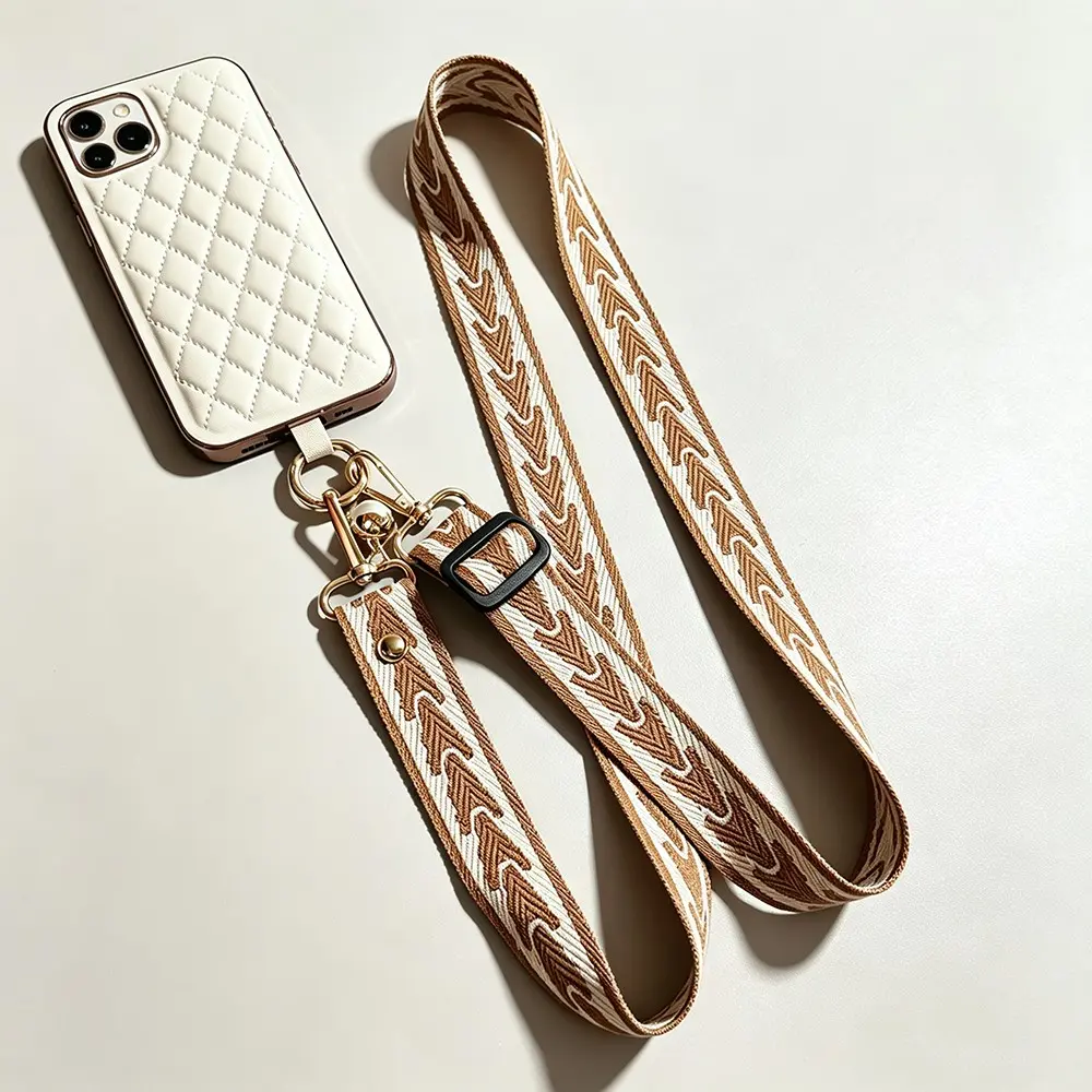Luxury Small Charming Phone Lanyard, Adjustable Neck Crossbody Strap, Universal Phone Case Anti-Loss Rope with Padding