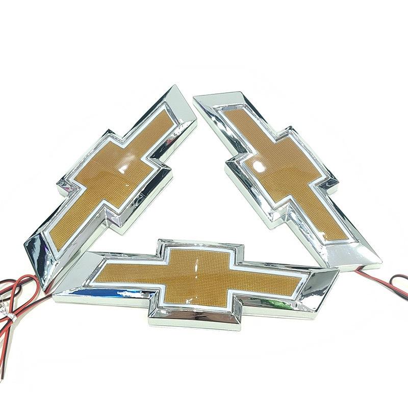 Suitable for Chevrolet CHEVROLET Car Logo LED Light 5D Luminous Rear Tail Car Logo Light Girly Car Accessories Car Decor Car Accessories Men Car Stickers turbosmart  bov waterproof anti-collision car logo light led  emblem