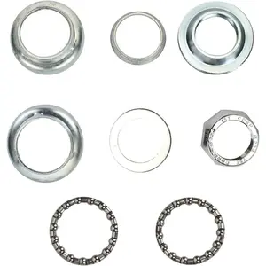 8 PCS Set 1" Threaded Bicycle Headset Combo Bicycle Front Fork Bowl Set