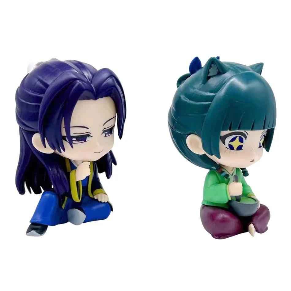 Apothecary Diaries Maomao Jinshi Ren Mini Q Version Figure - Cute Anime Desk Ornament PVC Model Gift for Fans