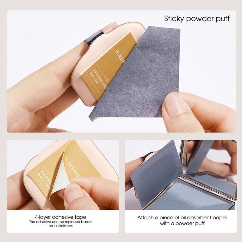 Portable Oil-absorbing Paper, 100pcs/box Compact Facial Oil-absorbing Pads with Mirror, Facial Oil-absorbing Pads, Skincare Supplies, Birthday Gifts, Christmas Gift Portable Oil-absorbing Paper, 100pcs/box Compact Facial Oil-absorbing Pads with Mirror, Facial Oil-absorbing Pads, Skincare Supplies, Birthday Gifts, Christmas Gift