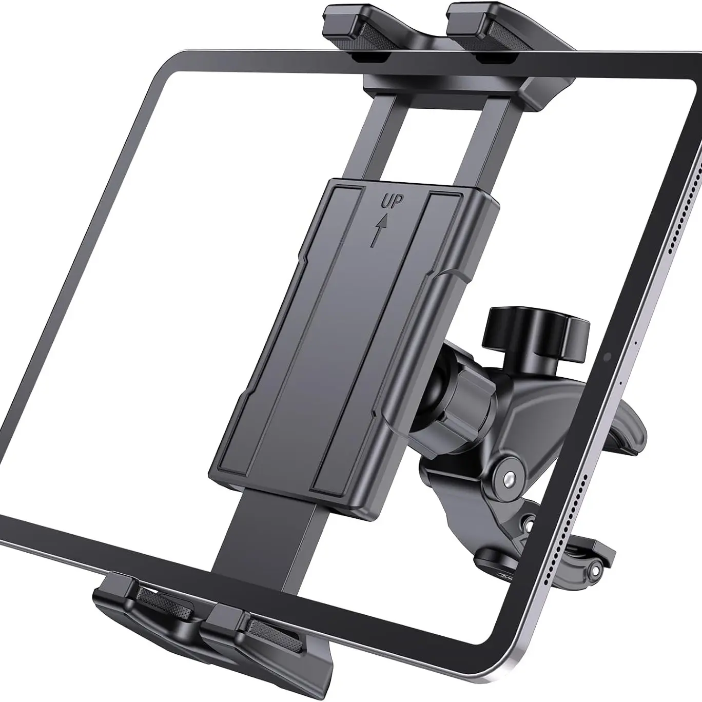 Running Machine Tablet Phone Stand, Mobile Phone Holder, Compatible with 5-13 Inch iPad/galaxy Tab/fire, Ideal for Fitness Bike/baby Stroller/microphone Stand
