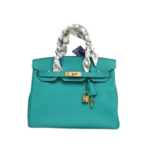 Pre-owned HERMÈS HERMES Birkin 30 Vert Vérone(U1) Epsom Leather P216346963