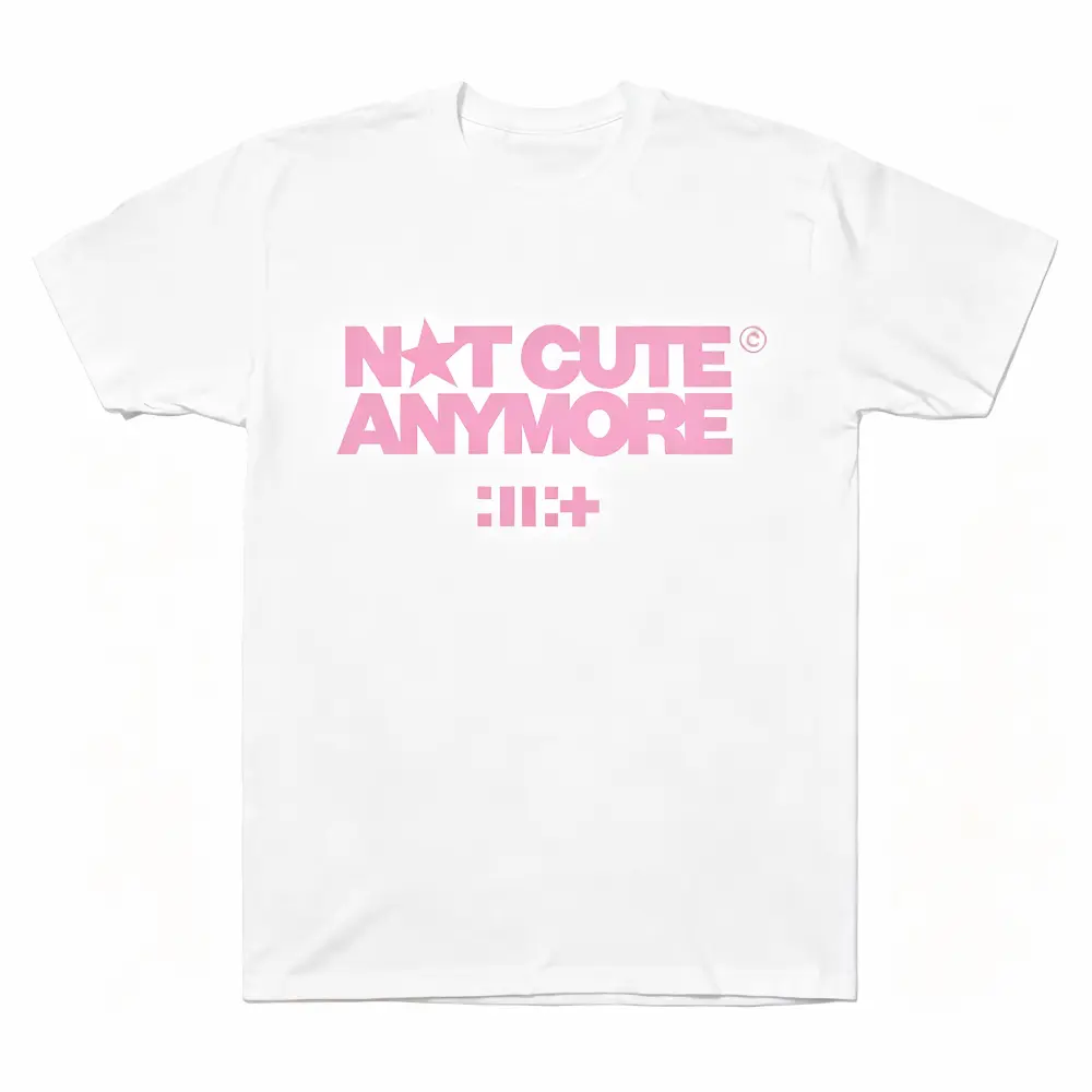 ILLIT Not Cute Anymore Album T-Shirts   ILLIT Girl Band T-shirt   Korean Fashion   Summer Women's and Men's Short Sleeve Casual Y2K Tee   Graphic Tees    (Note: The translation retains the original product name and brand name "ILLIT", but adjusts the phra