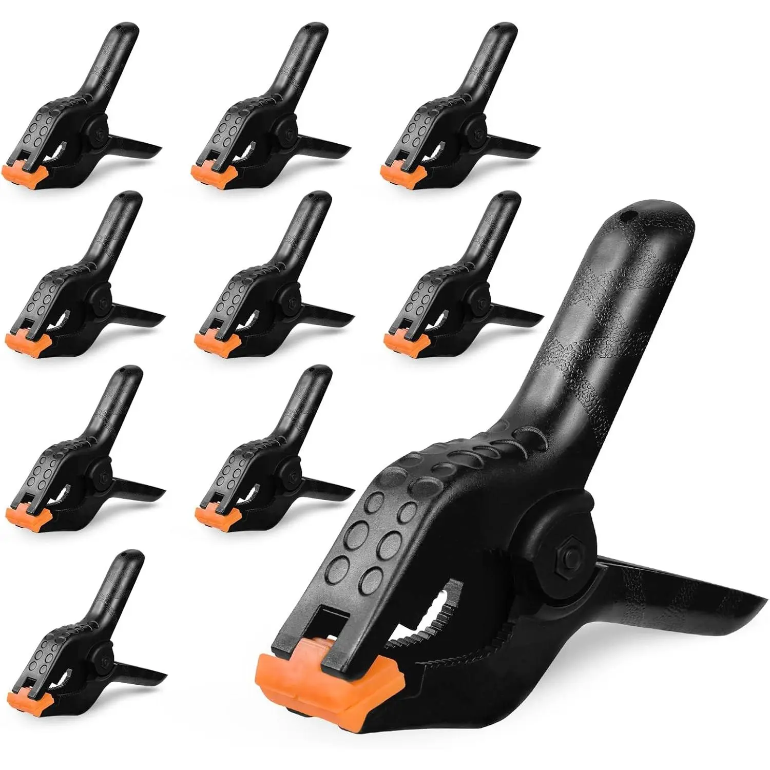 4.5 Inch Spring Clamps Heavy Duty, 10 Pack Spring Clips, Backdrop Clips Clamps  Crafts Woodworking Photography