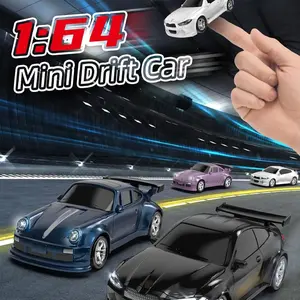 1:64 Remote Control Drift Car, 2.4GHz Desktop Mini Racing Drift RC Model, Ideal Gift for Kids Aged 3+, Perfect Holiday Present