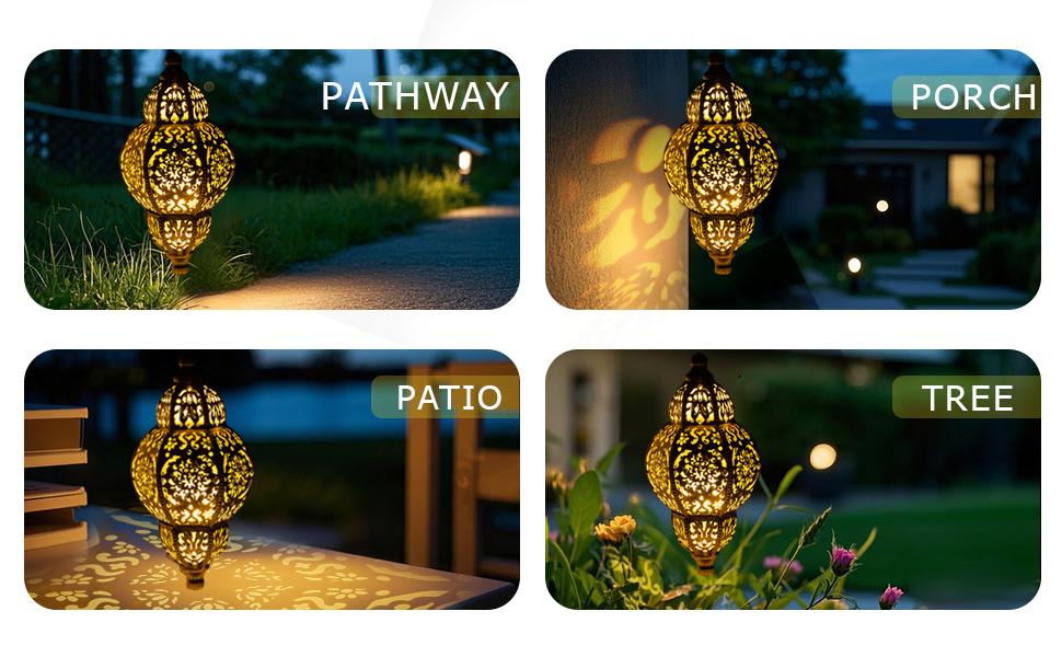 Lanterns, Moroccan Lanterns for Outside, Chandelier for Mother's Days Gifts,,Lawn, Yard Art for