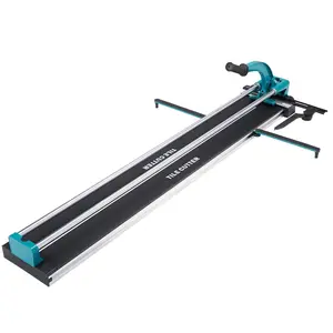 48" Professional Manual Tile Cutter with Infrared Positioning & Tungsten Carbide Cutting Wheel,Dual Rail and Anti-Skid Design for Precise Cutting on Porcelain,Ceramic and Stone Tiles