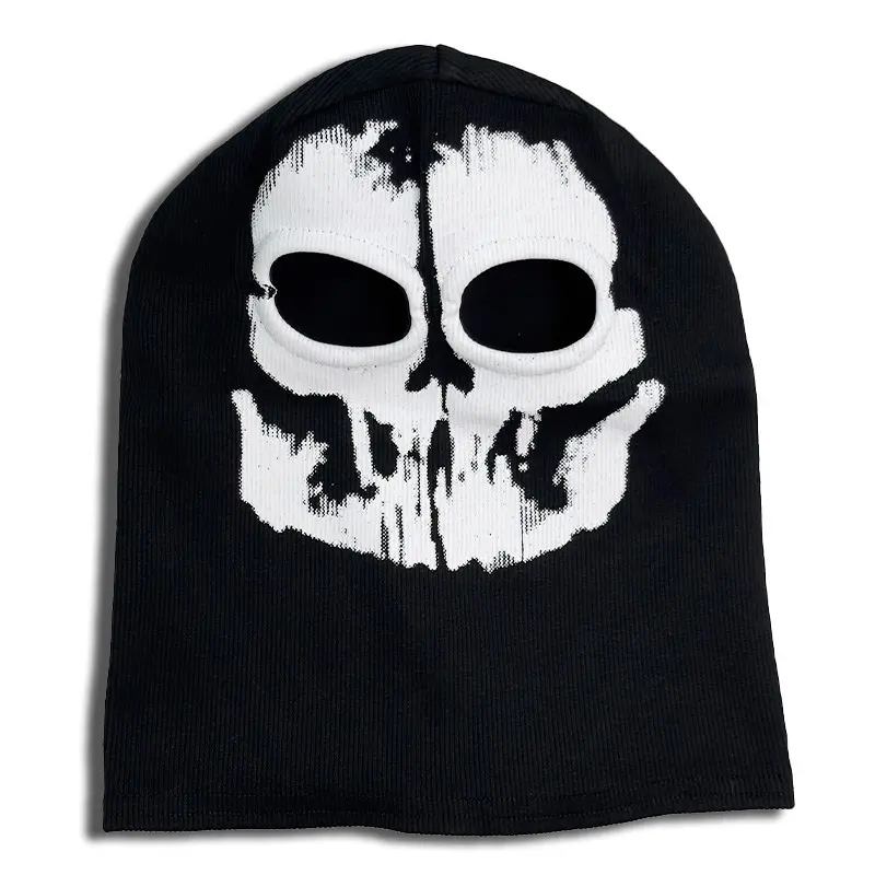 Call of Duty Ghost Skull Headgear, Outdoor Cycling Windproof Balaclava Face Mask, Halloween Horror Funny Mask, Perfect for Festive Events