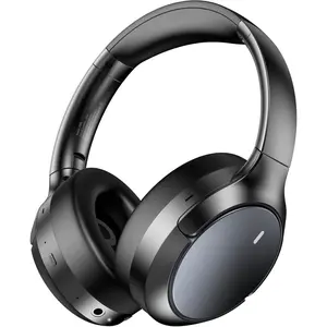 Hybrid ANC Wireless Over-Ear Headphones, 100H Playtime, Hi-Res Audio, Bluetooth 6.0, Multi-Mode Noise Cancellation, Comfort Fit, iOS & Android Compatible, Foldable Design, Travel-Friendly (Black)