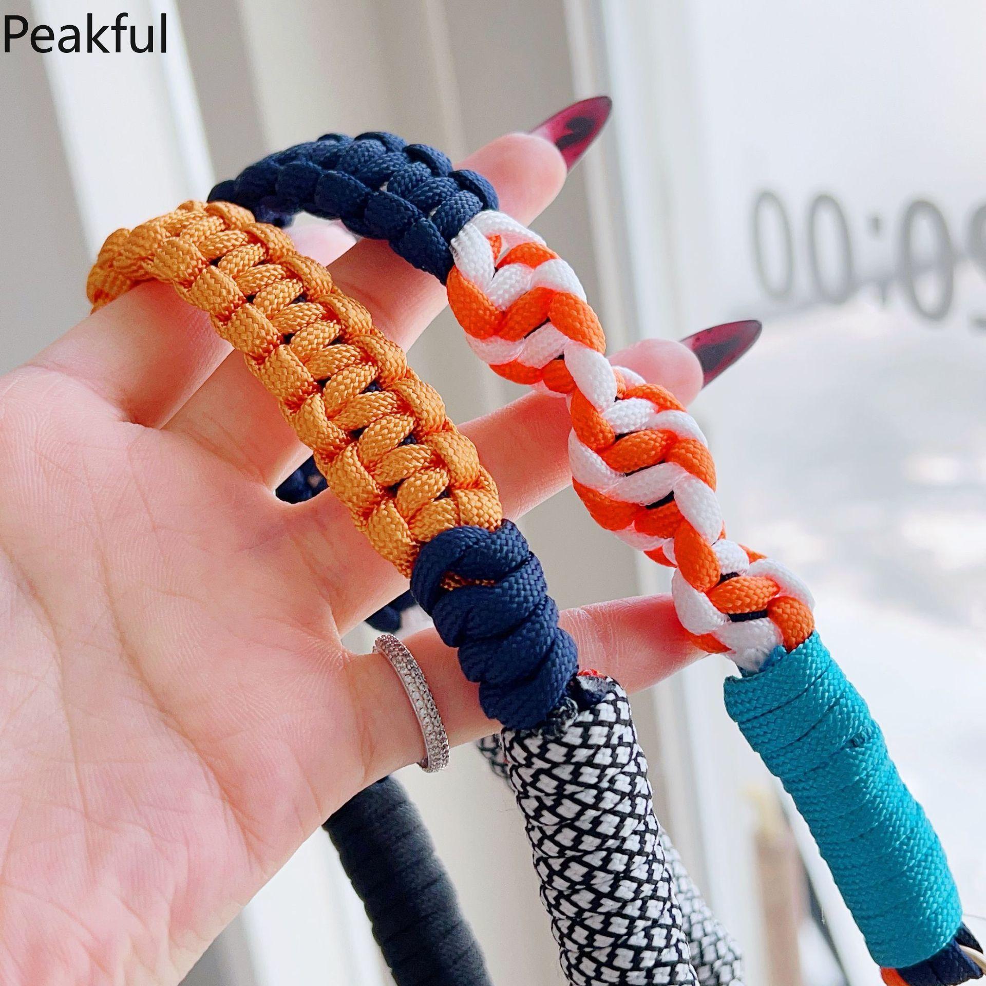 Trendy Twisted Phone Wristband | Viral Colorful Braided Short Lanyard | Anti-Lost Keychain Card Strap | Cute Fashion Accessory for All Phones, Perfect for Casual Wear, Party & Everyday Carry