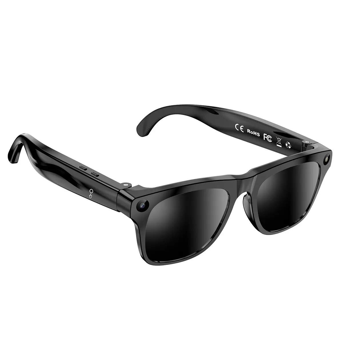 AI Smart Glasses for Students, 8MP Camera, Voice Control, Multilingual Translation, WiFi Transfer, Wireless Calling, Music Playback, Replaceable Lenses, AI Camera Glasses, Wearable Tech Glasses