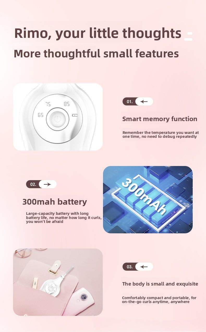 Three-in-one multi-temperature adjustment, anti-scald design, long-lasting curl, fast heating, creates naturally curled eyelashes, a professional eye makeup tool suitable for women and girls.