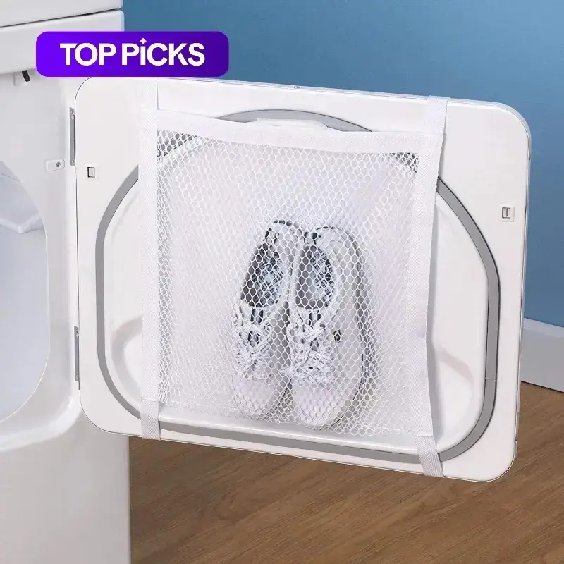 Laundry Mesh Shoe Bag, Sneaker Wash and Dry Net Bag for Dryer, Shoe Laundry Bags for Sneakers and Storage Bag for Washing Machine, Laundry Accessory
