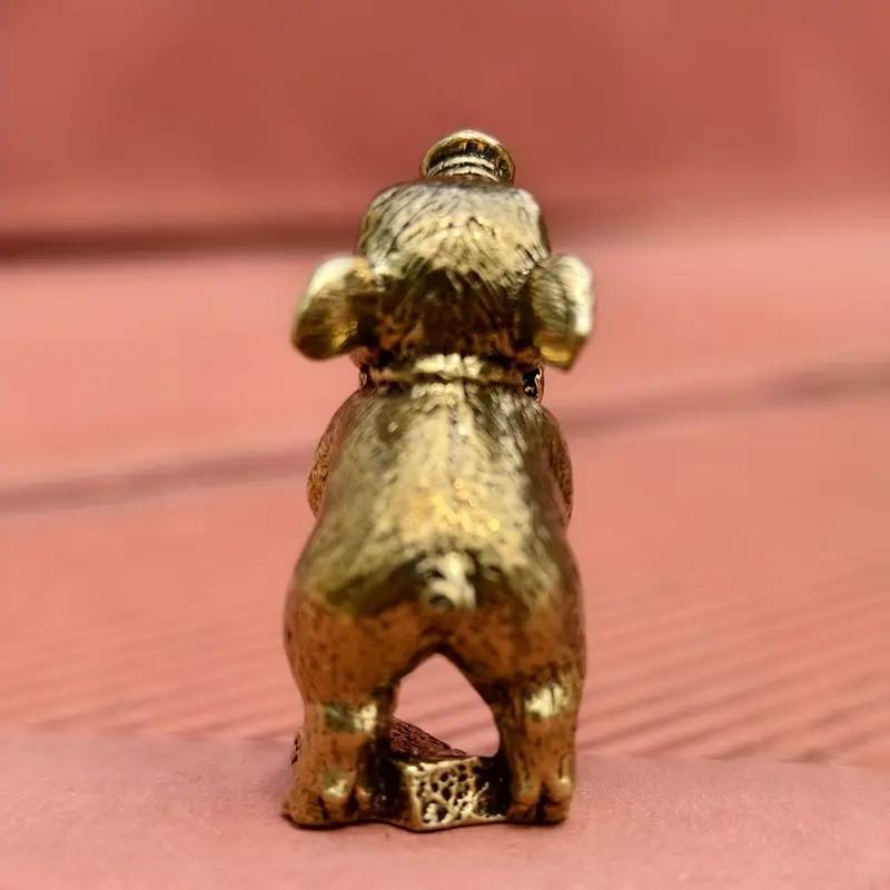 Brass Pig Figurine Ornament – Handmade Solid Brass Craft Decor, Exquisite Polished Finish, Sturdy & Long-Lasting, Ideal for Office, Study Room & Home Desktop Decoration, Unique Collectible Lucky Pig Gift for Birthdays, Holidays & Business Occasions