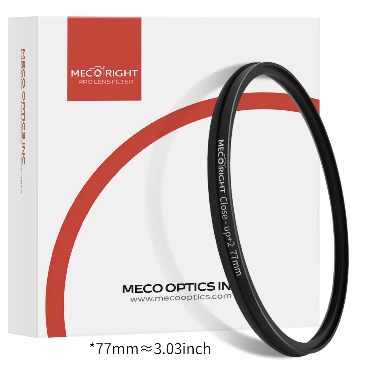 MECO HD Close-Up Filter Macro Lens Amplifier Filter Compatible with Canon Fujifilm Nikon Sony Sigma Tamron mirrorless and DSLR cameras 37 40.5 43 46 49 52 55 58 62 67 72 77 82mm Focus Common for Jewelry Live Streaming