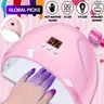 1pc UV LED Gel Nail Polish Lamp, Professional Nail Art Lamp, Led Light For Nails, Fast Curing Quick Dry Nail Dryer, Portable Auto Sensor Curing Lamp For Salon & Home DIY Manicure