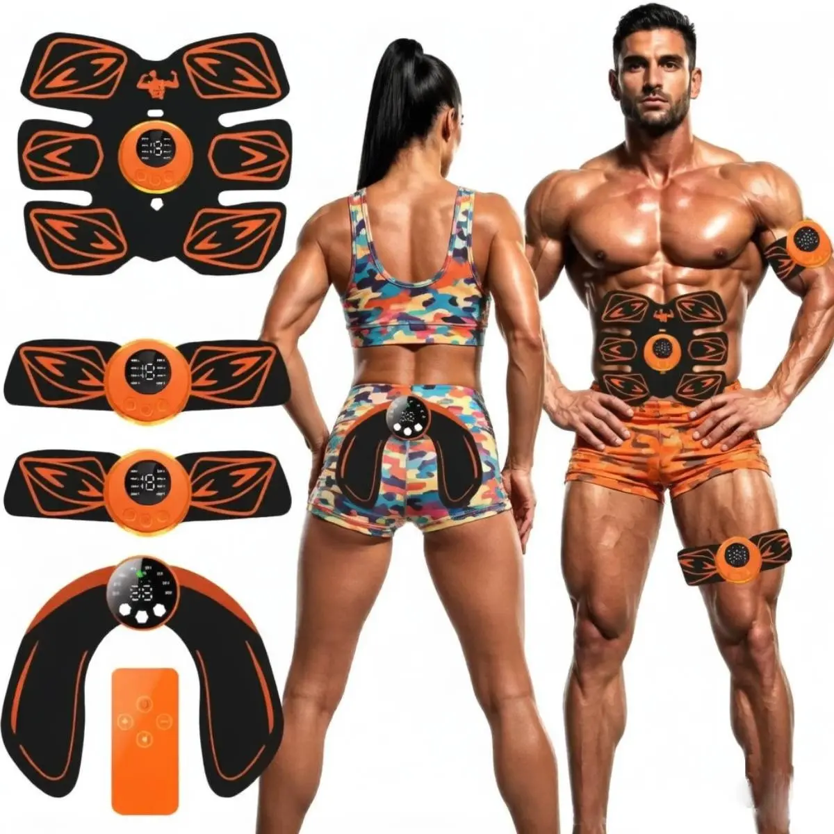 ABS Stimulator, Adjustable Abdominal Massage Belt, Full Body Exercise Abdominal Trainer, Waist/side Abdominal/back Shaping, Stomach Body Sculpting Tool